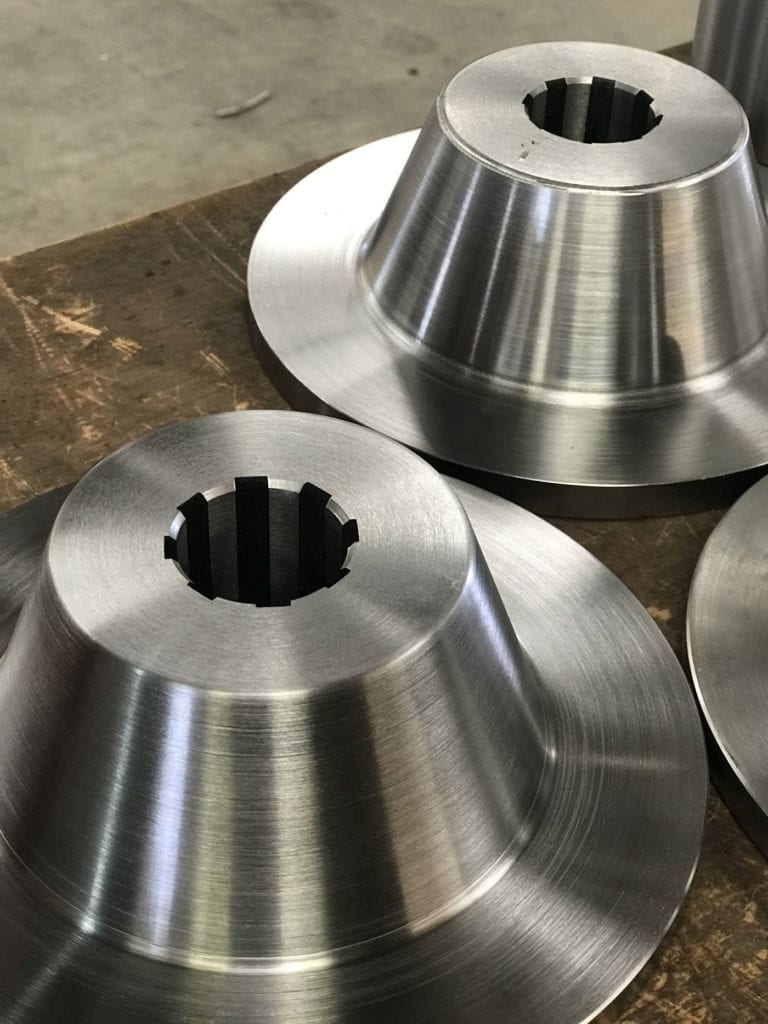 Machine-splined hubs and shafts by LWF Services